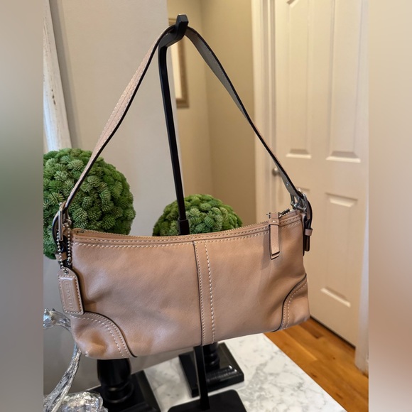 Coach Handbags - Coach - Hamptons Demi Baguette Shoulder Bag - Camel 2007 #11955